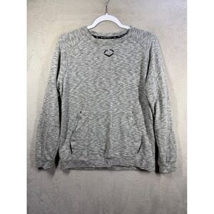 EvoShield Kickback Fleece Sweatshirt Women Medium Grey Heather Pullover Active